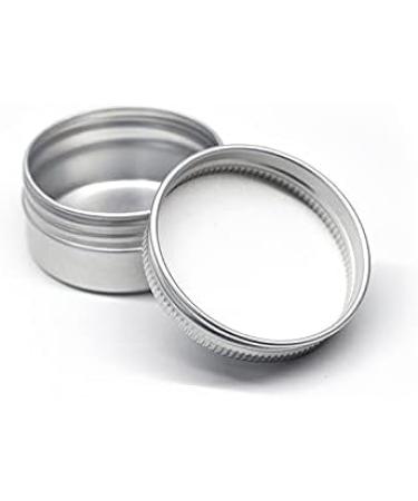 Buy 24-Piece Silver Aluminum Screw Can Set - 10ml Cosmetic & Candle Storage | Durable & Versatile Aluminum Cans for International Shipping - Buy Online on SooperMarket.com