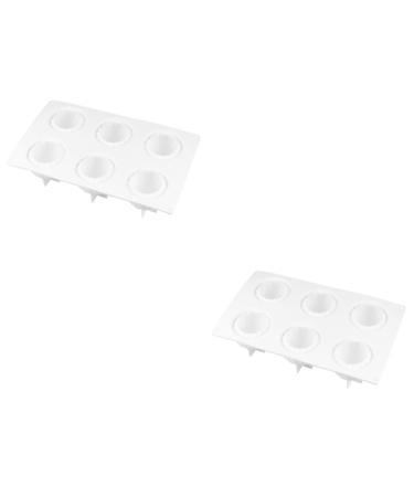 2pcs 6 Fudge Molds Cupcake Molds Cat Butter Dish Silicone Gummy Molds Silicone Fondant Mold Cake Silicone Mould Ice Cube Mold Ice Cubes Chocolate Handmade Soap Mousse Whitex2pcs 29.8X17.8X7.5cmx2pcs