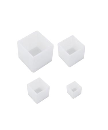 Anneome 4 Pcs Silicone Molds Diy Silicone Mold Resin Pendant Mold Resin Epoxy Mould Ornaments Crystal Epoxy