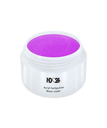 Acrylic Color Powder Neon Violet Purple - Finest Color Powder Powder - Studio Quality 5 g (1 pack) violet