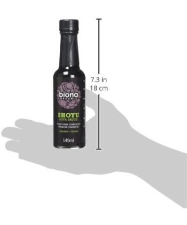 Biona Organic Shoyu Sauce 6 x 145ml - Authentic Japanese Soy Sauce - Buy Online on SooperMarket.com