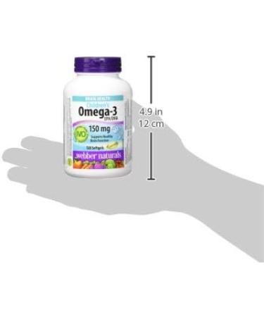 Webber Naturals Omega-3 Kids Softgel Capsules Natural Orange 120 Count (Pack of 1) - Buy Online on SooperMarket.com
