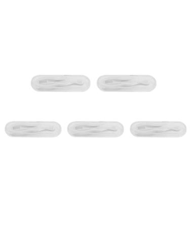 FROTOX 5-part travel contact lens remover tool contact lens remover inherter-tool case set contact lens applicator removal contact lens applicator White