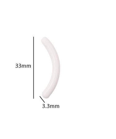 120 Pcs White Silicone Eyelash Display Strips - Perfect Tool for Grafting and Showcasing False Eyelashes | International Shipping Available - Buy Online on SooperMarket.com