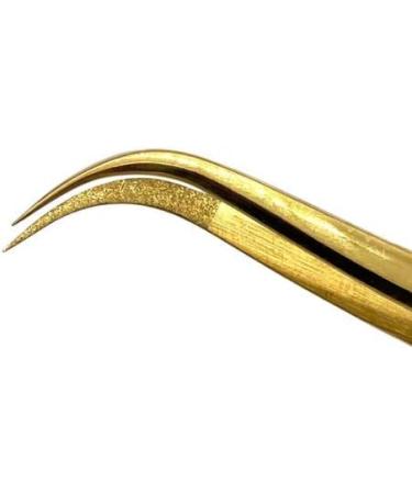 Premium Diamond Tip Precision Tweezers for Eyelash Extensions & 5D Volume Technique - International Shipping - Buy Online on SooperMarket.com