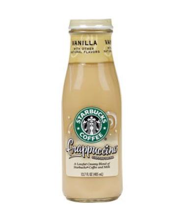 Starbucks Coffee Frappuccino Coffee Drink, Vanilla Flavor, 13.7 fl. oz. (Pack of 6)