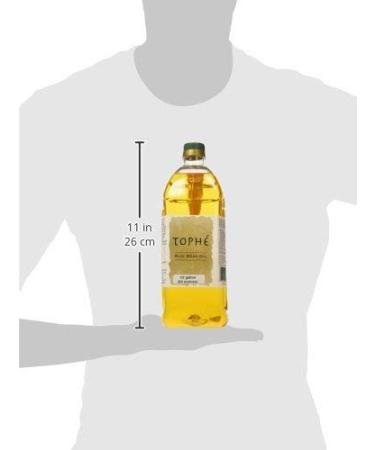 Tophe 1/2 Gallon Rice Bran Oil | Non-GMO & All Natural | Vitamin E & Gamma-Oryzanol | Heart Healthy Option - Buy Online on SooperMarket.com