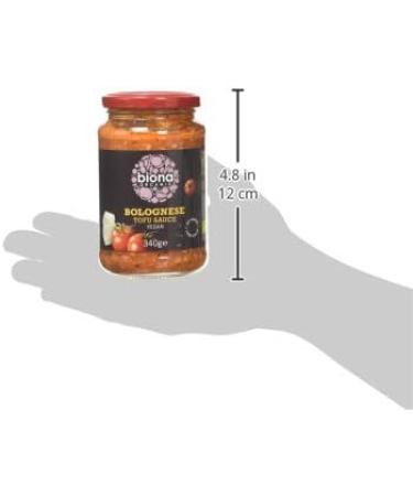 Biona Organic Tofu Bolognese Pasta Sauce 340g - Delicious Vegan Sauce (Pack of 1) - Buy Online on SooperMarket.com