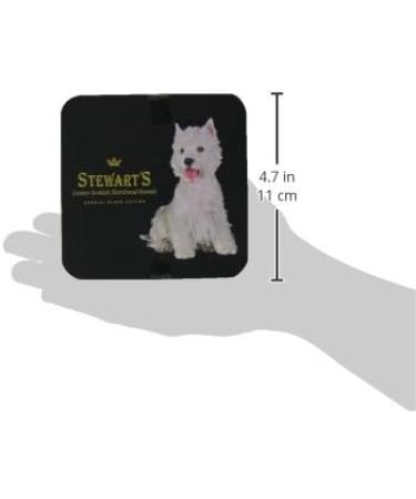Stewart's - West Highland Terrier Shortbread Gifting Tin (125g) - Traditionally Made Luxury Scottish Shortbread Delicious Melt-In-Mouth Biscuits Ideal Grab Sized Treat to Share 40 Years Heritage 1 x 125g West Highland Terrier Tin - Shortbread - Buy Online on SooperMarket.com