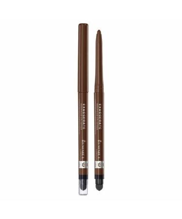 (3 Pack) RIMMEL LONDON Exaggerate Waterproof Eye Definer - Rich Brown