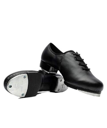 BeiBestCoat Beginner Tap Dance Shoe-Jazz Tap Dacncing Shoes for Girls,Boys(Toddler,Little Kid) 3 Little Kid
