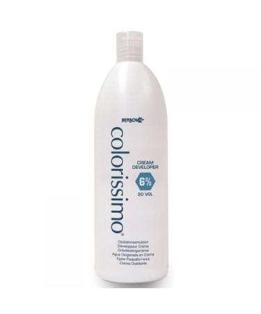 Renbow Colorissimo 1000ml 6 Percent 20 Volume Cream Developer FPR Permanent Hair Colour