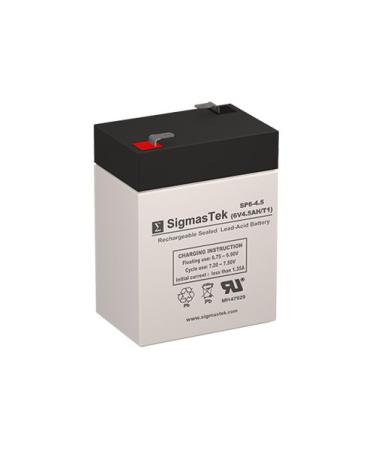NB6-4.5 6 Volt 4.5 AmpH SLA Replacement Battery with F1 Terminal