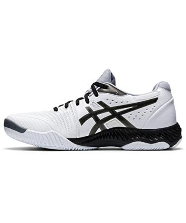 ASICS Men's Netburner Ballistic FlyteFoam 2 Volleyball Shoes 11.5 White/Gunmetal