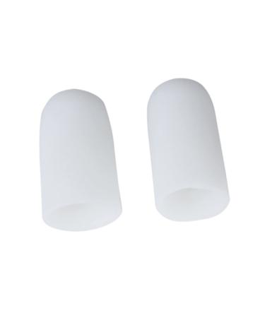 Pair Gel Toe Sleeve Thumb Protector Shoe Toe Protector Protector Toe Corrector Blisters Protector Foot Protector Toe Cover Stickers Straightener Eversion White