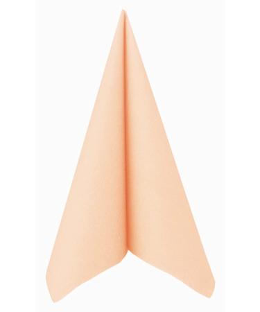 50 APARTina napkins fabric-like Airlaid - UNI color: bleached apricot size: 40x40 cm bleached apricot 40x40 cm