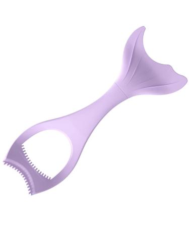KALLORY Mascara Brush Eyelash Tool Pink Makeup Mascara Applicator Eyelash Makeup Aids Sticker Girl Eyelashes Violet