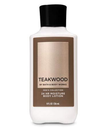 Bath and Body Works  Signature Collection Body Lotion Teakwood For Men  8 Ounce