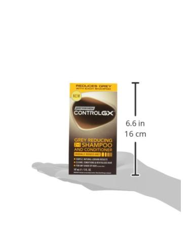 Just For Men Control GX 2 in 1 Grey Reducing Shampoo & Conditioner - 5 oz | Best Grey Hair Solution | International Shipping Available - Buy Online on SooperMarket.com