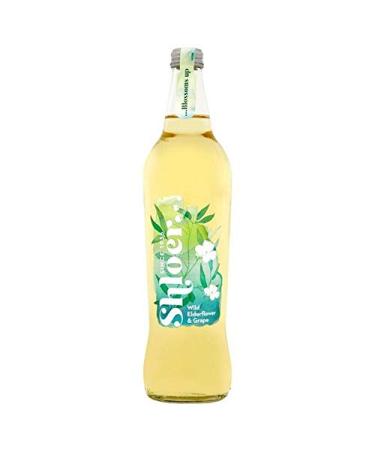 2X Shloer Sparkling White Grape & Elderflower Juice Drink 750ml