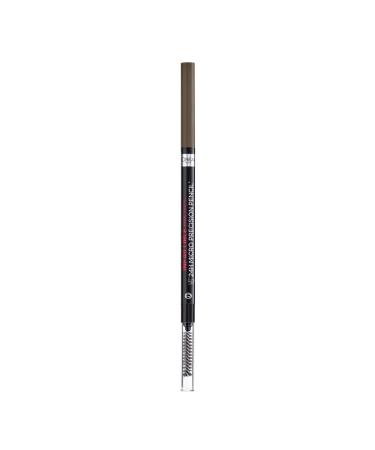 L'Or al Paris Brow Artist Skinny Definer 109 Ebony extra fine eyebrow pencil with a brush for precise filling and defining brows 1 piece 1.0 Ebony 1 piece (1 Pack)