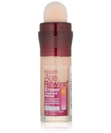 Maybelline New York Instant Age Rewind Eraser Treatment Makeup Creamy Ivory 120 0.68 Fluid Ounce