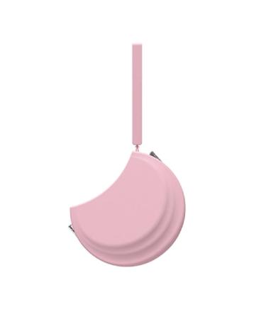 OUEYFER orthodontic retainer case made of soft silicone oral shells portable prosthesis holder shell brisk case for office portable retainer holder travel case retainer pink