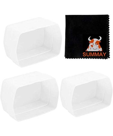 GODOX Flash Diffuser Dome Bounce - Fit Godox V860II V850II TT685 TT600 Flash Speedlight (3 Pack White)