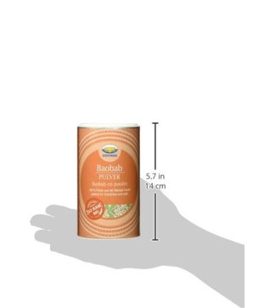 Govinda Alpia Organic Baobab Powder - Raw Vegan 200g | Premium Superfood for Health & Wellness - Buy Online on SooperMarket.com