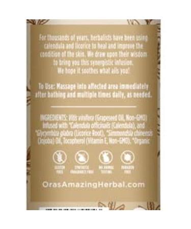 Buy Ora's Amazing Herbal Calendula Skin Salve & Oil Set - Organic Nourishing International Shipping Available - Buy Online on SooperMarket.com