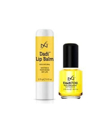 Dadi' Lip Balm WITH Famous Names Dadi' Oil - Nail & Cuticle Conditioner Treatment / 1/8 oz