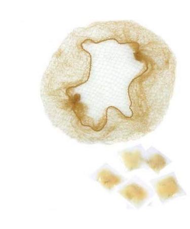 30Pcs Elastic Edge Mesh Invisible Hair Nets Hair Bun Holder for Ballet Dance (Blonde)