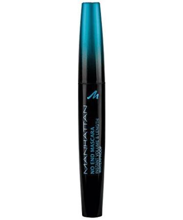 Manhattan no End Waterproof Mascara - Long-Lasting Volume & Color Black 1010N | 8ml International Shipping - Buy Online on SooperMarket.com