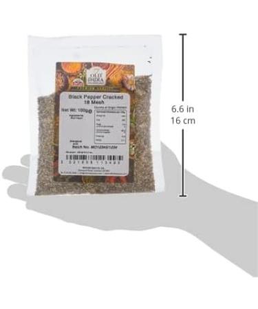 Old India Black Pepper Cracked 18 Mesh 100g - Premium Quality Spice (Pack of 1) - Buy Online on SooperMarket.com