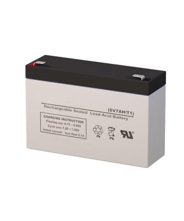 SigmasTek SP6-7 6 Volt 7 AmpH SLA Battery with F1 Terminal