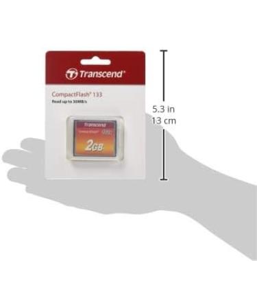 Transcend 2GB 133x CompactFlash Memory Card - TS2GCF133 | High-speed storage solution - Buy Online on SooperMarket.com