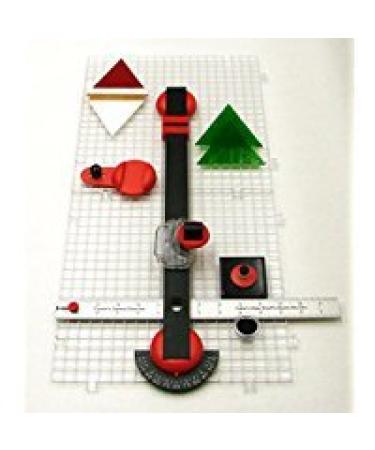 Mini Glass Cutting System for Geometric Shapes with Flying Beetle Glass Cutter - DIY Portable Work Station | Made in USA - Buy Online on SooperMarket.com