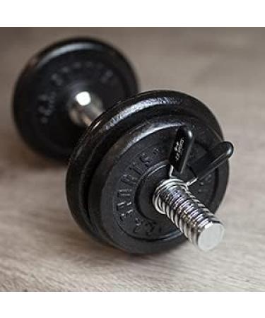 C.P.Sports Feather Closures | Spring Fixed Dumbbell Closures | Robust Steel | 25mm 28mm 30mm 50mm | Perfect for Strength Training Bodybuilding & Fitness | Available in 4 Colors - Buy Online on SooperMarket.com