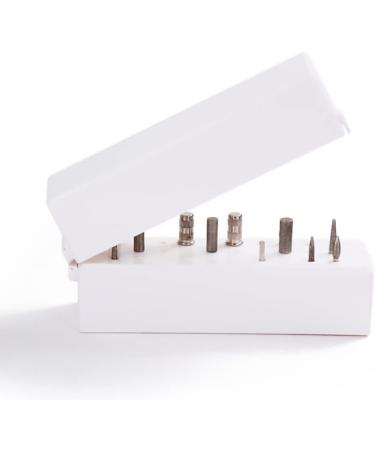 Nail Drill Bits Holder 30 Holes Drill Bits Organizer Container 30 Holes Manicure Tools Nail Drill Bit Holder Stand Display Organizer Dust Proof Storage Container Box - Buy Online on SooperMarket.com