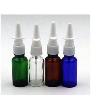 Nasal Spray Bottles 10ml - Refillable Glass Fine Mist Atomizer for Makeup Water & Travel - Blue Brown Green - Buy Online on SooperMarket.com