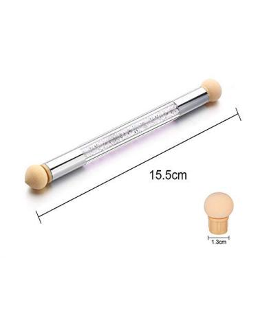 Mwoot Nail Design Brush Set 4 Pcs Replacement Sponge & 2 Pcs Beginner Brushes for Perfect Nail Art | International Shipping Available - Buy Online on SooperMarket.com