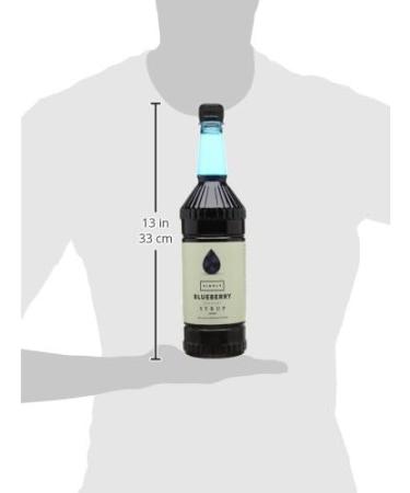Simply Blueberry Syrup Vegan & Nut Free Flavoured Syrup for Coffee Cocktails & Baking (1 Litre) - Buy Online on SooperMarket.com