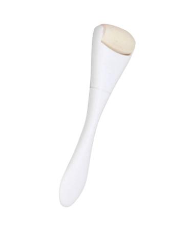 Baluue Oil Absorbing Face Roller Volcanic Stone Face Roller Portable Reusable Oil Control Roller for Skincare Makeup Face Massage White