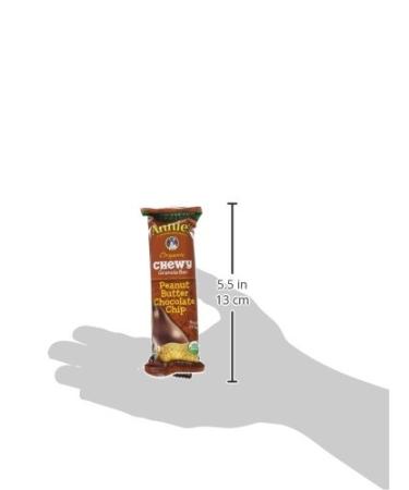 Annie's Organic Chewy Granola Bars - Peanut Butter Chocolate Chip, 5.34 oz (12 Pack) - Healthy Snack Choices - Buy Online on SooperMarket.com