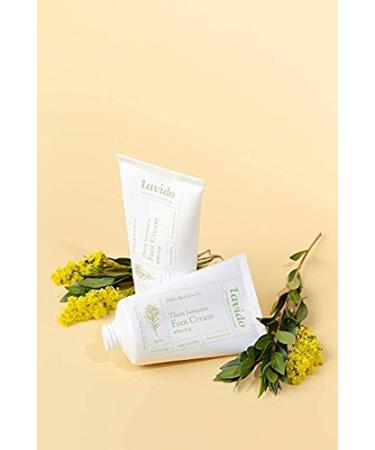 Lavido Natural Thera Intensive Foot Cream - Deodorize, Condition & Repair Dry, Cracked Skin (4 oz | 120 ml) - Buy Online on SooperMarket.com