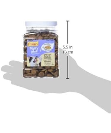 Friskies Party Mix Cat Treats Naturals Gourmet Crunch with Real Chicken - 454 g Cannister (1 Pack) 454 g (Pack of 1) - Buy Online on SooperMarket.com