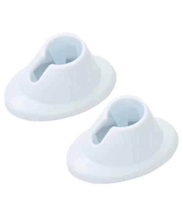 2 Pieces Nail Polish Stand Nail Polish Bottle Stand Nail Polish Bottle Holder Nail Art Display Manicure Tools for Nail Organizer Display  White