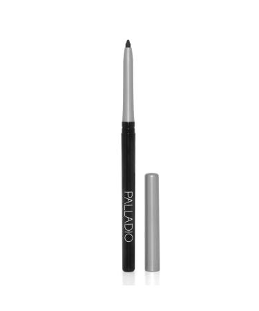 Palladio Retractable Waterproof Eyeliner - Richly Pigmented, Smudge-Proof, Long-Lasting Eye Liner in Pure Black - Twist Up Pencil, All Day Wear - No Sharpener Required - 1 Count - Buy Online on SooperMarket.com