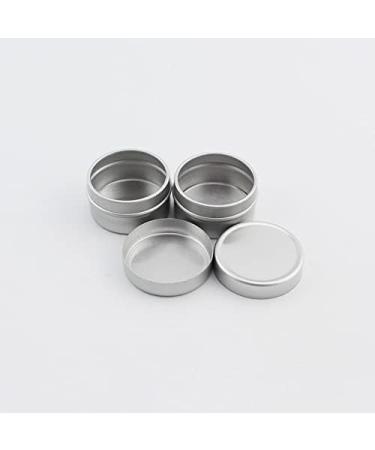 Zeoabsy 12pcs 5ml Silver Aluminum Tin Cans - Empty Round Cosmetic Containers for DIY Ointments Creams Candles & Shaving Soap - Buy Online on SooperMarket.com