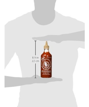 FLYING GOOSE Sriracha Hot Chili Sauce with Extra Garlic - Authentic Thai Brown Cap Seasoning Sauce (455 ml) - Perfect for Spicy Dishes & Marinades - Buy Online on SooperMarket.com
